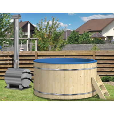 Hot tub with external heater 200 (plastic interior)