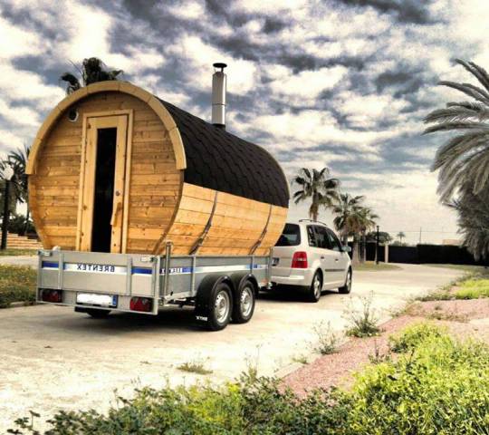 Sauna on wheels is rented !!!  Sauna on wheels - € 150 / per day