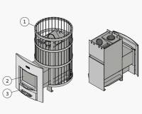 HARVIA Legend 240 SL DUO - Estufa para sauna