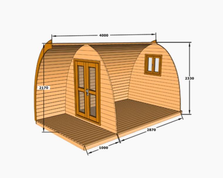 Camping POD 400 PARA 2 PERSONAS