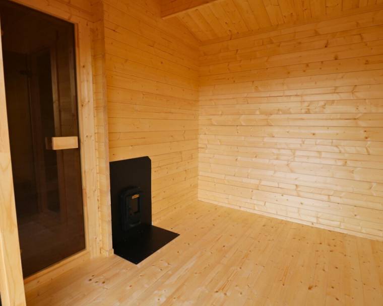 Caseta de la sauna modelo 