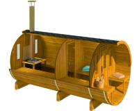 Sauna Barril 400 with terrace