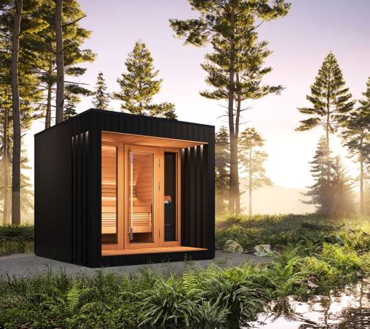 Saunum AirCube Terrace - Sauna prefabricada