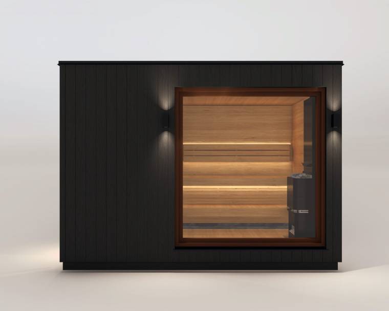 Saunum AirCube Double - Sauna prefabricada