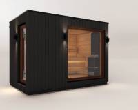 Saunum AirCube Double - Sauna prefabricada