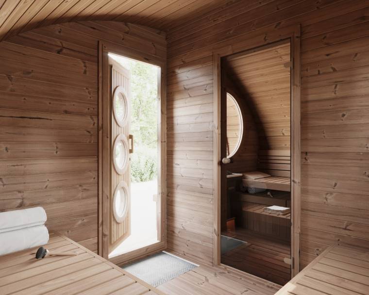 Sauna FRODO 4x3m