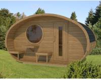 Sauna Hobbit con terraza