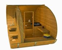 Sauna Hobbit con terraza