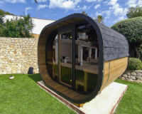 Sauna Exterior cubus 2,4x3m