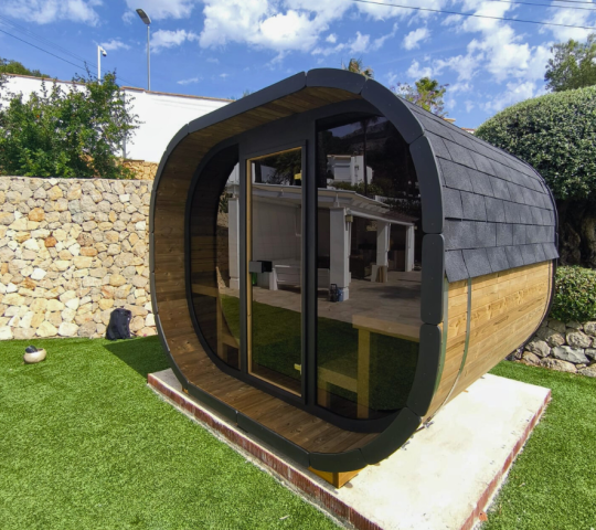 Sauna Exterior cubus 2,4x3m