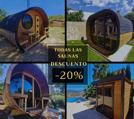 Sauna barril,oval - oferta de verano