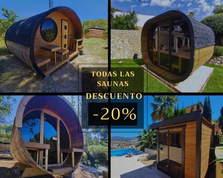 Sauna barril,oval - oferta de verano