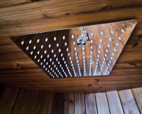 Outdoor Thermowood Shower