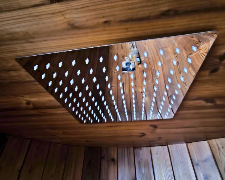 Outdoor Thermowood Shower