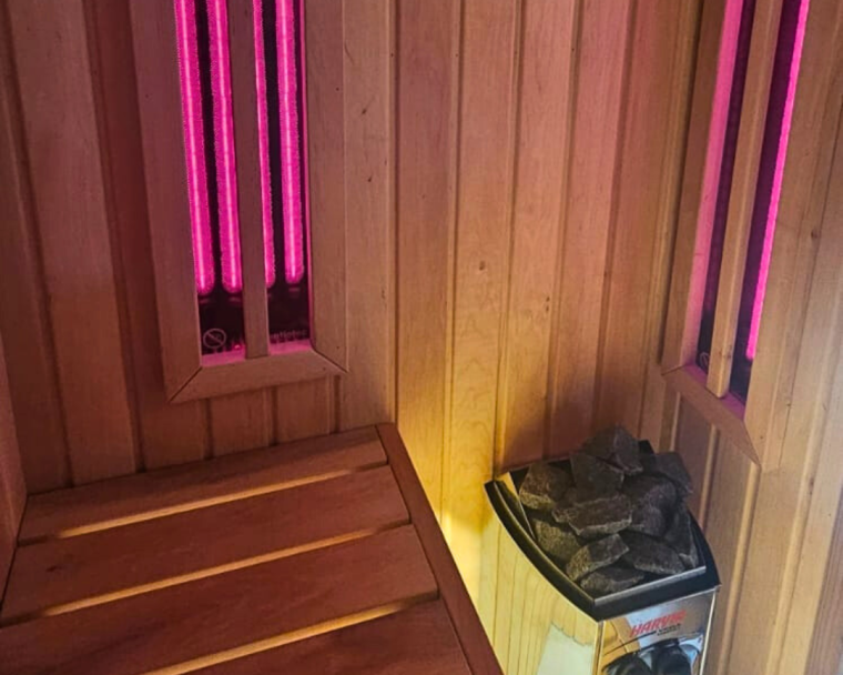 Combined infrared sauna