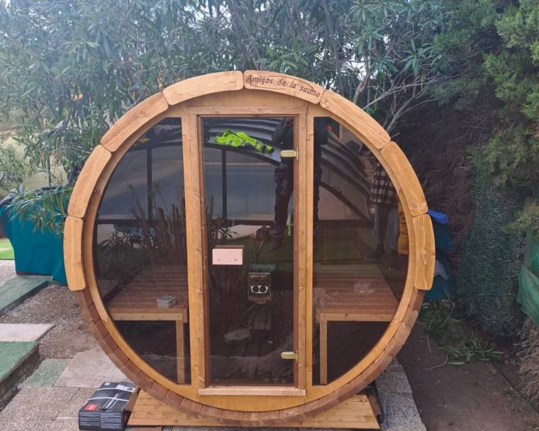 Barrel sauna mini 120