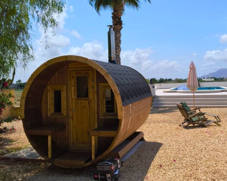 Sauna Barril 280 - Sauna con terraza